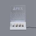 APEX e-Liquid Juice Acryl Display Stand með Led