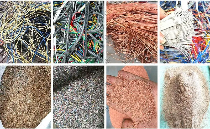 Automatic Scrap Cable Wire Stripping Machine Copper Wire Stripper Copper Rice Machine