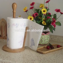 kitchen tissue holder / Bamboo paper towel holder / bamboo toilet paper holder