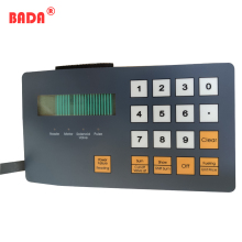 Fuel Dispenser Plastic Preset Keypad
