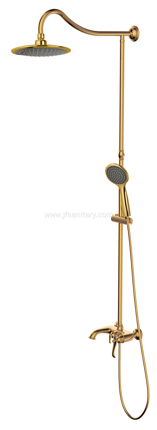 Quality Shower Faucet Set With Tub Shower Brass