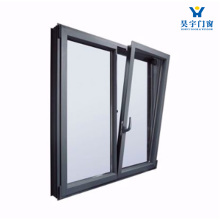 Aluminum alloy internal opening and internal inverted window