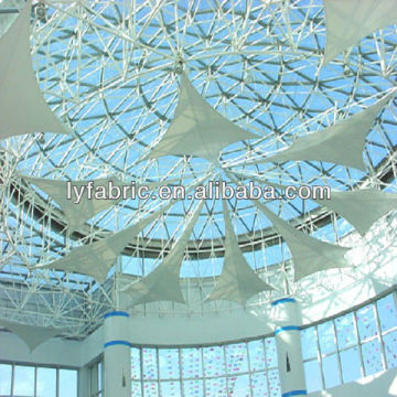 pvc coated polyester fabric for tensile membrane building structures