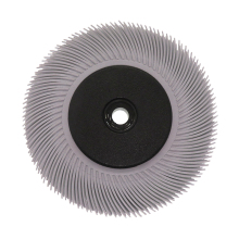 120Grit Grey Nylon Radial Bristle Brush for Car Wood Metal Polishing