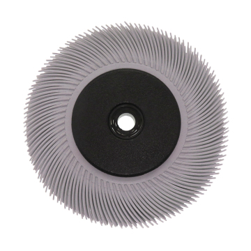 120Grit Grey Nylon Radial Bristle Brush for Car Wood Metal Polishing