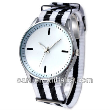 2014 nylon wrist band man watch