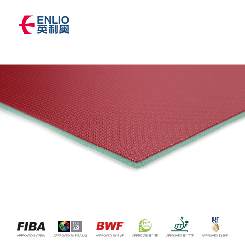 Pisos deportivos de tenis de mesa con superfície de tejido