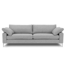 Nova Winter Gray Fabric Sofa