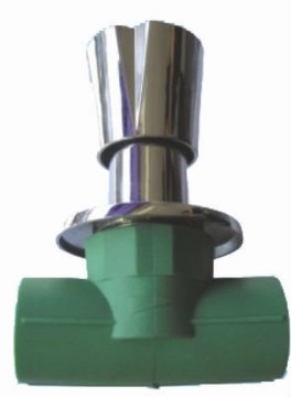 Dark Green PPR Traingle Concealed Valves