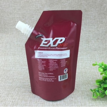 For gasoline packaging with nozzle packaging bag