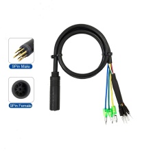 9 Pin Julie Wheel Hub Motor Waterproof Extension Cable for E-bikes (60/130/160CM)