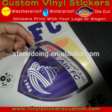 Custom vinyl static cling sticker, car logo sticker