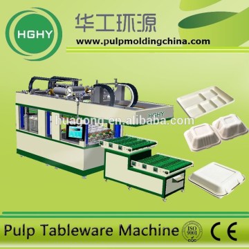 tableware making machine for making bamboo pulp tableware
