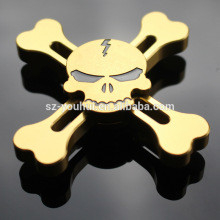 2017 Hot Light weight stable performance Metal Skull Fidget Hand Pinner