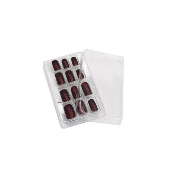 PET-plastförpackningar Clear False Nail Blister Tray