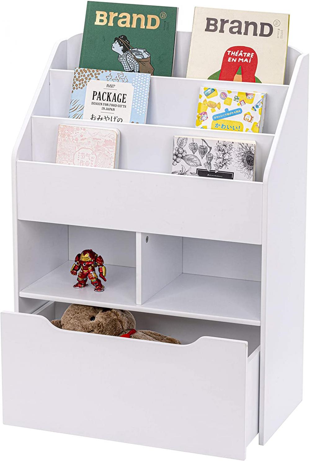 Wooden Bookcase with Doors