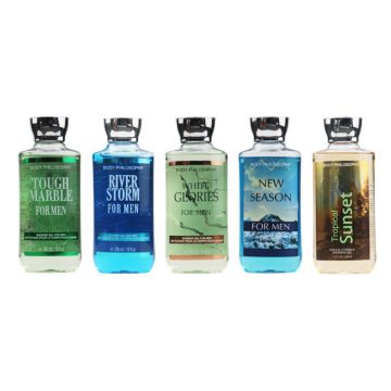 Wholesale Natural Organic Floral Whitening Body Wash for Men