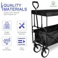 Folding Portable Hand Cart with Removable Canopy