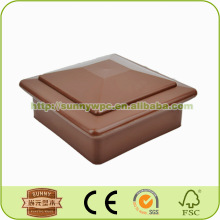 plastic post cap Low price high quality wpc fence post cap