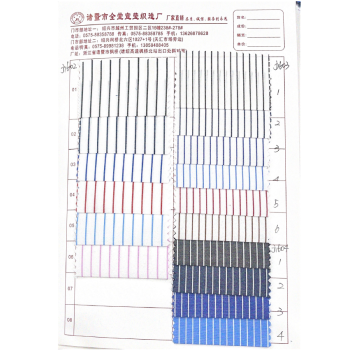 Tecido de camisa da moda com listras de poliéster