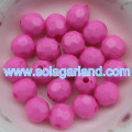 4/6/8/10 MM Acrylic Faceted Rondelle Pony Beads Bubblegum Loose Chunky Beads Charms