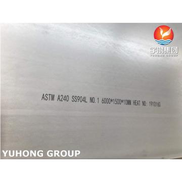 ASTM A240 904L UNS N08904 Stainless Steel Plate/Sheet