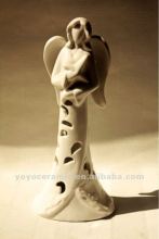 ceramic white angels and fairies figures for home decoration