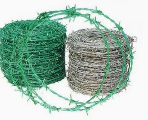 PVC caoted barbed iron wire