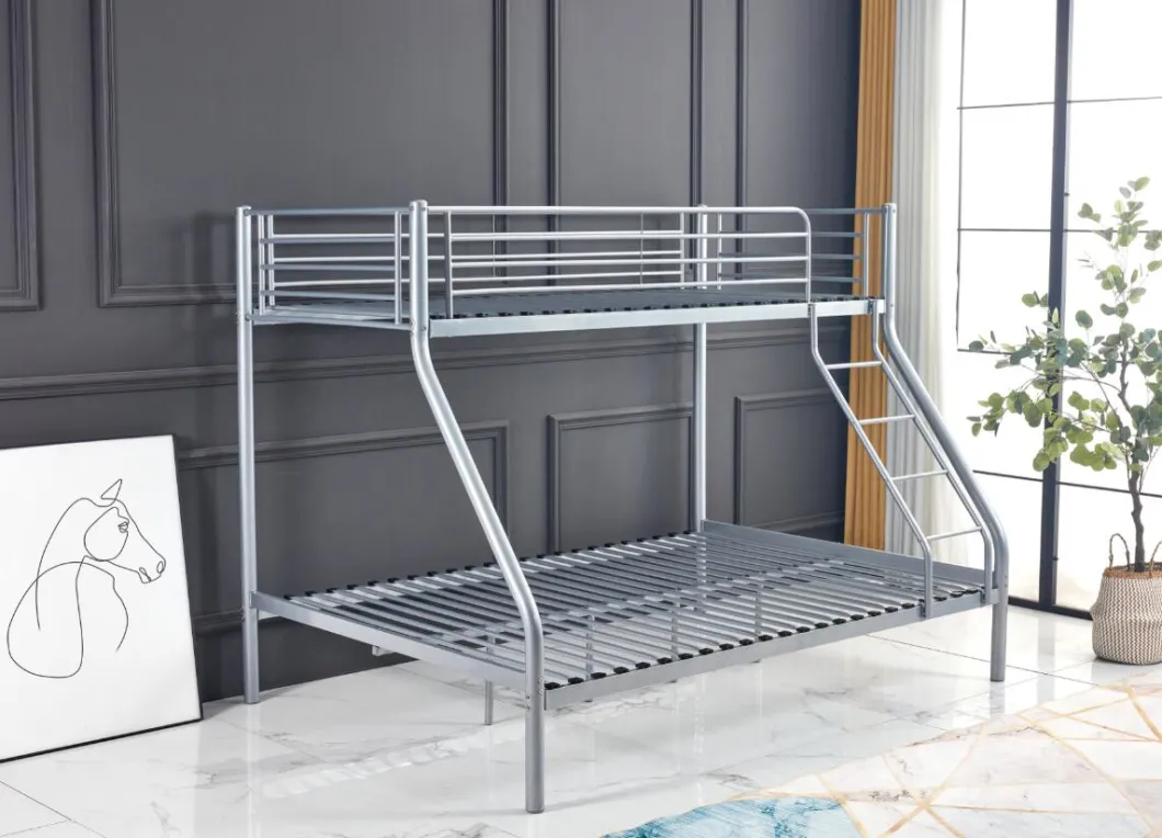 Factory Price High Quality 2 Person Double Sleeper Metal Twin Over Full Bunk Bed