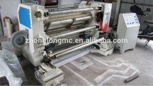 Plastic film slitting machine