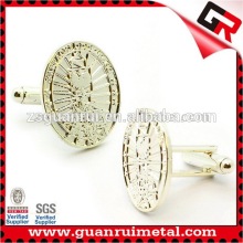 Promotional Cheapest plain silver cufflinks