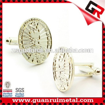 Promotional Cheapest plain silver cufflinks