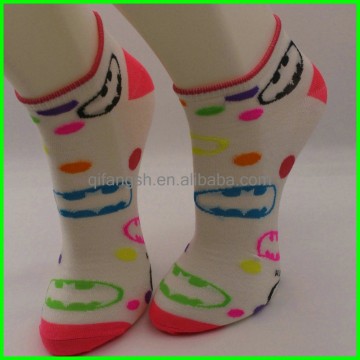 women funky knitted ankle socks