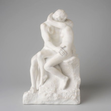 Hebei manufacturer supplied white marble figure erotic statues
