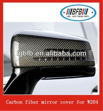 Carbon fiber mirror covering door mirror cover for w204 review mirror caps