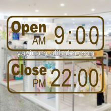 Clear Shop Window Static Sticker