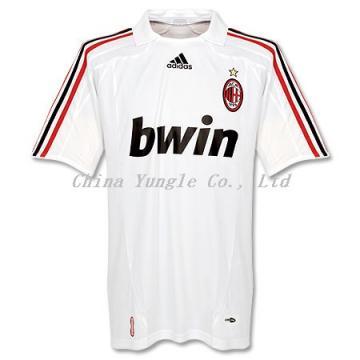 08 Ac Milan Away Soccer Jersesy