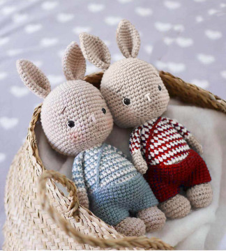 Crochet Baby Teething Toy Handmade in Vietnam