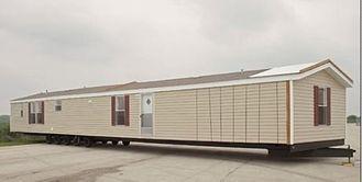 Foldable Portable Mobile House / Double Wide Mobile Homes W