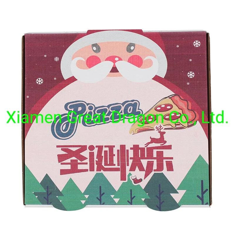 Take out Pizza Delivery Box with Custom Design Hot Sale (PZ2511009)