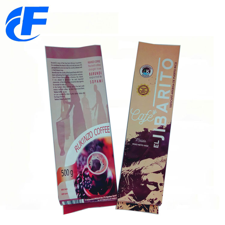 Custom logo printed laminated plastic coffee bag