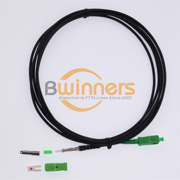 SC APC-Pushable SC APC 5.0mm Fibre Patch Cord