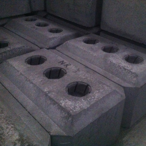 Pre baked anode cooked block