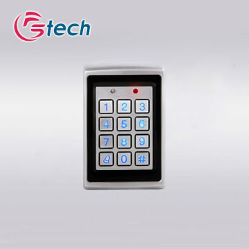 Access control security keypad with backlight