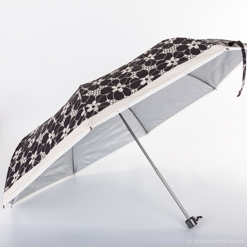 Massiver Klappschirm Parapluie Femmes Hochwertiger