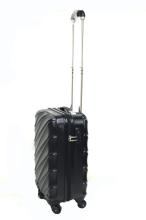 Glossy unisex hardside PET luggage suitcase