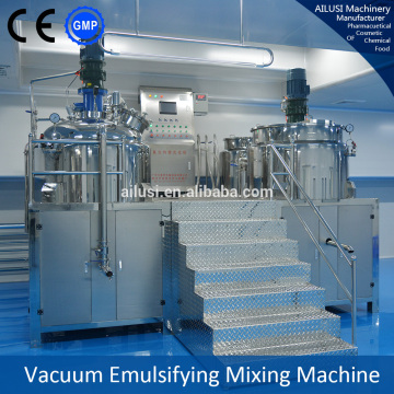 Facial cleanser, face cream, body lotion vacuum emulsifying mixer machine