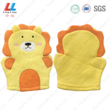 Lion style children bath gloves product