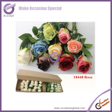 #18448 rose artificial flower wholesale
