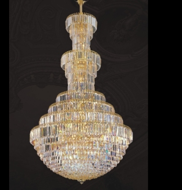 Big cristal chandelier cut lead crystal lamp